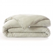 Housse de Couette R&eacute;versible 260 x 240 cm Double Gaze de Coton 125 g/m&sup2; Livia Ficelle, image n° 1