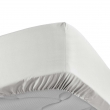 Lot de 2 Drap housse percale de coton 78fils ultra doux 160 x 200 cm Blanc, image n° 4