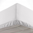 Lot de 2 Draps housse bonnet 30 cm 2 personnes 140 x 190 cm microfibre Oscar Blanc, image n° 2