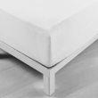 Lot de 2 Draps housse bonnet 30 cm 2 personnes 140 x 190 cm microfibre Oscar Blanc, image n° 3