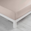 Lot de 2 Draps housse bonnet 30 cm 2 personnes 140 x 190 cm microfibre Oscar Naturel, image n° 3