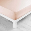 Lot de 2 Draps housse bonnet 30 cm 2 personnes 140 x 190 cm microfibre Oscar Nude, image n° 3