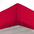 Lot de 2 Draps housse bonnet 30 cm 2 personnes 140 x 190 cm microfibre Oscar Rouge, image n° 2
