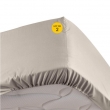 Lot de 2 Draps housse couleur lin 140 x 190 cm en percale bonnet 30 cm, image n° 1