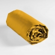 Lot de 2 draps housse king size 180 x 200 cm coton 57 fils Jaune, image n° 2