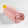 Lot de 2 draps housse king size 180 x 200 cm coton 57 fils Rose, image n° 1