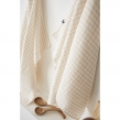 lot de 2 essuie-mains 50 x 70 cm gaze de coton tissée teinte vickie pampa, image n° 3