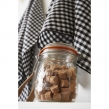 lot de 2 essuie-mains 50 x 70 cm gaze de coton tissée teinte vickie truffe, image n° 4