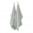lot de 2 essuie-mains 50 x 70 cm gaze de coton unie gaïa eucalyptus, image n° 2