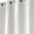 Lot de 2 Rideau &agrave; oeillets 140 x 260 cm doubl&eacute; polaire isolant Jupiter Naturel, image n° 4
