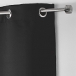 Lot de 2 Rideaux 140 x 180 cm occultant uni occult Charbon, image n° 3