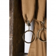 Lot de 2 rideaux 140 x 300 cm r&eacute;glables double gaze de coton Camel, image n° 7