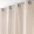 Lot de 2 Rideaux a oeillets 135 x 260 cm coton recyclé Twily Beige, image n° 4