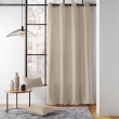 Lot de 2 Rideaux a oeillets 135 x 260 cm coton recyclé Twily Beige, image n° 5