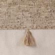 Lot de 2 Rideaux a oeillets 140 x 240 cm polycoton + haut métallisé Sultan Or, image n° 4