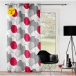 Lot de 2 Rideaux a oeillets 140 x 260 cm polyester imprim&eacute; Merlin, image n° 1