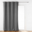 Lot de 2 rideaux à oeillets 140x 260 cm doublés polaire thermique Jupiter Anthracite, image n° 3
