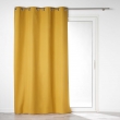 Lot de 2 Rideaux occultant double face 140 x 260 cm 100% microfibre Obscure Jaune, image n° 4