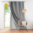 Lot de 2 Rideaux  occultant/thermique/phonique doublure amovible 140 x 260 cm Coverline Anthracite, image n° 1