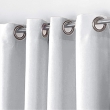 Lot de 2 rideaux spécial petites fenêtres 140 x 180 cm Essentiel Blanc, image n° 3
