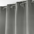 Lot de 2 Rideaux tamisant 135 x 260 cm isolant thermique Micropolar Gris, image n° 4