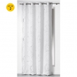 Lot de 2 rideaux tamisant 140 x 260 cm imprimé Bully Blanc, image n° 1