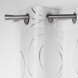 Lot de 2 rideaux tamisant 140 x 260 cm imprimé Bully Blanc, image n° 4