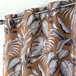 Lot de 2 Rideaux tamisant 140 x 260 cm polyester imprim&eacute; Cabana Camel, image n° 2