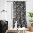 Lot de 2 Rideaux tamisant 140 x 260 cm polyester imprim&eacute; Cabana Noir, image n° 2