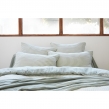 Lot de 2 Taies d'Oreiller 60 x 60 cm Double Gaze de Coton VICKIE Eucalyptus, image n° 4