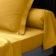 Lot de 2 taies d'oreiller en percale de coton 78 fils - 50 x 70 cm - Curry, image n° 4