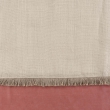 Lot de 2 voilages 140 x 240 cm voile sablé + jute Greenybel Terracotta, image n° 4