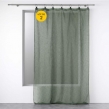 Lot de 2 Voilages à anneaux 140 x 240 cm voile tissé Linka Kaki, image n° 1