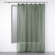 Lot de 2 Voilages à anneaux 140 x 240 cm voile tissé Linka Kaki, image n° 3