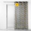 Lot de 2 Voilages a oeillets 140 x 240 cm imprimé Palpito Jaune, image n° 1