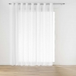 Lot de 2 voilages grande largeur à œillets 300 x 240 cm - Effet lin tissé Haltona Blanc, image n° 4