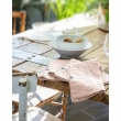 Lot de 3 serviettes gaze de coton 40 x 40 cm gaia guimauve Rose clair, image n° 2