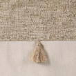 Lot de 4 Rideaux à Œillets - 140 x 240 cm - Polycoton Uni avec Haut Métallisé Sultan Or, image n° 3