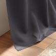 Lot de 4 Rideaux Occultants &agrave; &OElig;illets - 135 x 240 cm - Couleur Anthracite, image n° 4