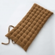 Matelas de sol 60 x 120 velours de coton césar camel Marron, image n° 1