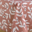 Nappe rectangle 140 x 240 cm microfibre imprimee bellys Terracotta, image n° 2