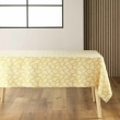 Nappe rectangle 140 x 240 cm microfibre imprimee divany Jaune, image n° 1