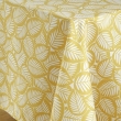 Nappe rectangle 140 x 240 cm microfibre imprimee divany Jaune, image n° 2