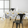 Nappe rectangle 140 x 240 cm pvc imprimé  Disco Jaune, image n° 1