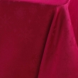 Nappe rectangle 140 x 300 cm jacquard flocons Rouge, image n° 2