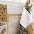 Nappe rectangle 150 x 240 cm polyester imprime faya Naturel, image n° 2