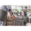 Nappe rectangle 150 x 250 cm Gaze de coton Anthracite, image n° 2