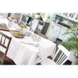 Nappe rectangle 150 x 250 cm Gaze de coton Blanc, image n° 1
