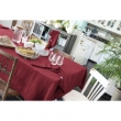 Nappe rectangle 150 x 250 cm Gaze de coton Bordeaux, image n° 1