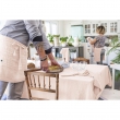 Nappe rectangle 150 x 250 cm Gaze de coton Rose, image n° 2